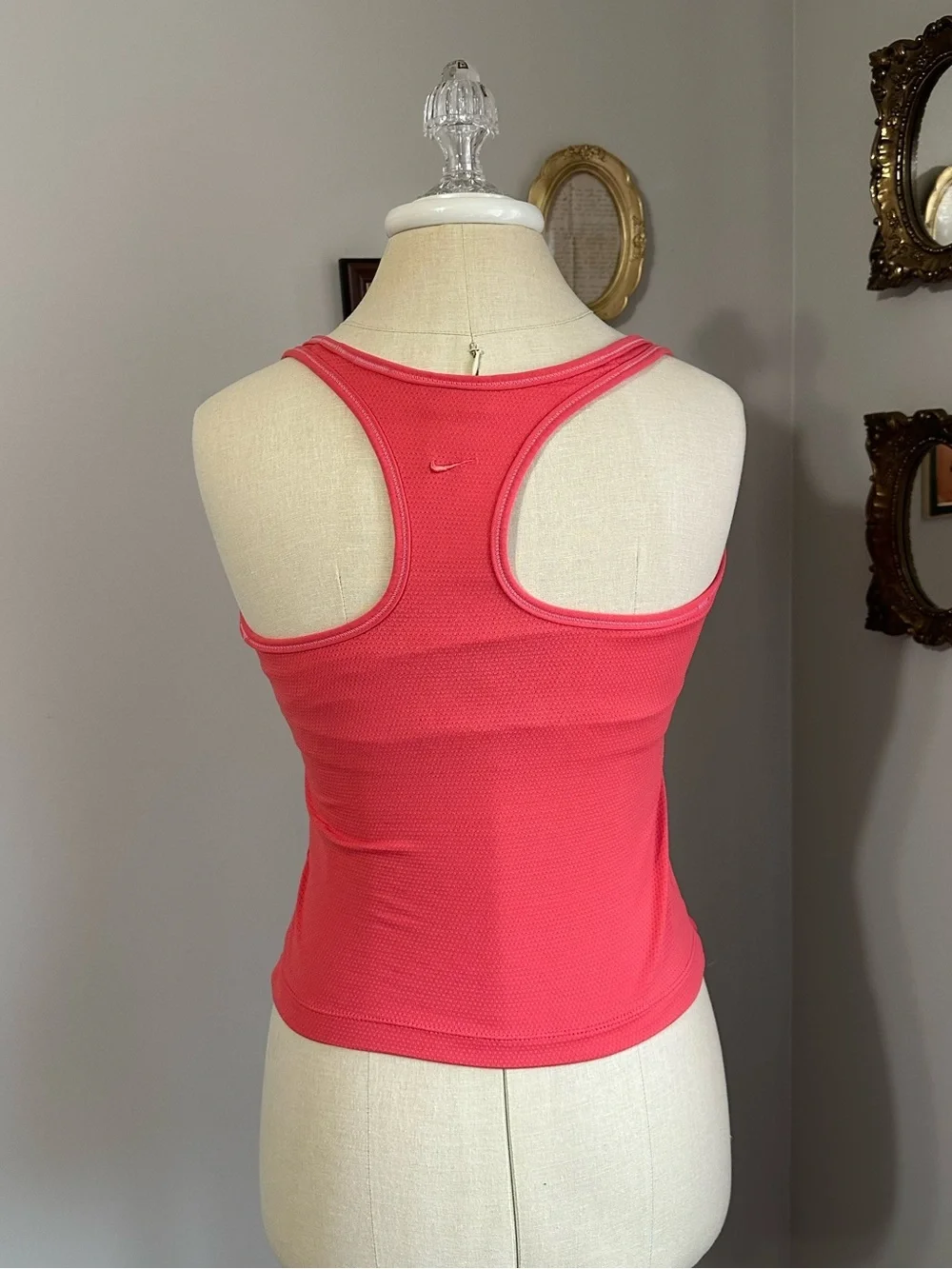Vintage Nike Pink Coral Dri-FIT Racerback Tank